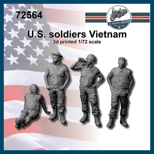 72564 US soldiers Vietnam 1/72 scale.