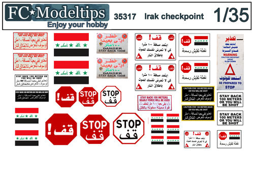 35317 Irak checkpoint, 1/35 scale