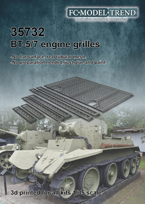 35732 Bt-5 grille, 1/35 scale.