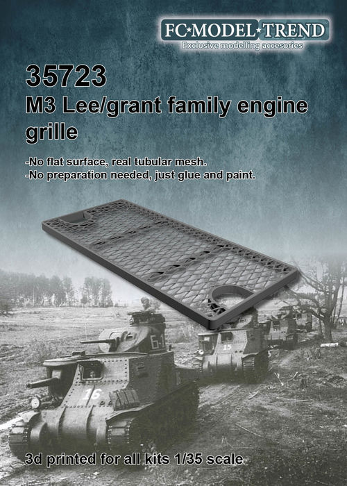 35723 M3 Lee/Grant, grille. 1/35 scale.
