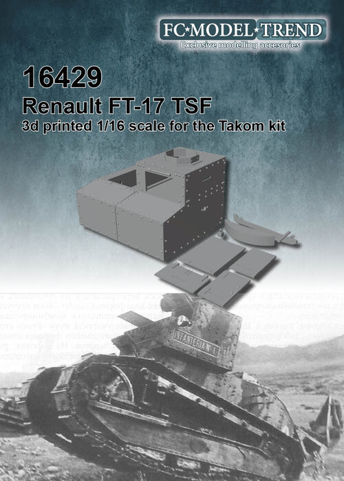 16429 Renault FT-17 TSF, 1/16 scale