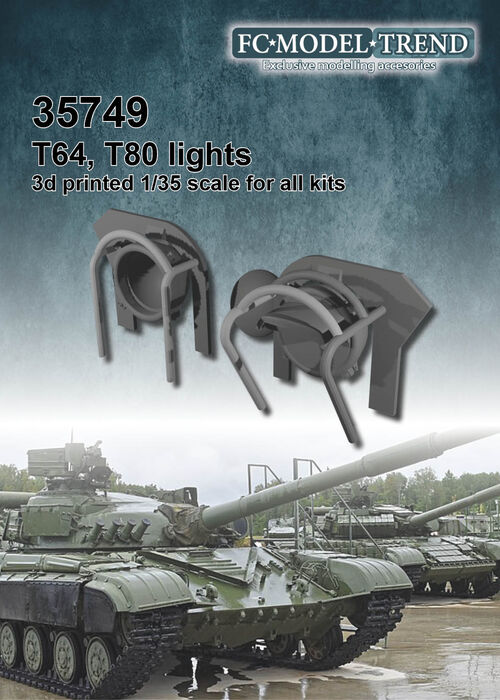 35749 T-64 & T-80 lights, 1/35 scale