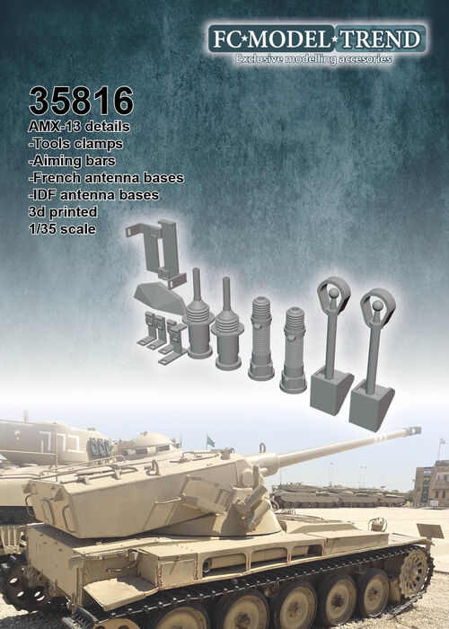 35816 AMX-13 detalles, escala 1/35