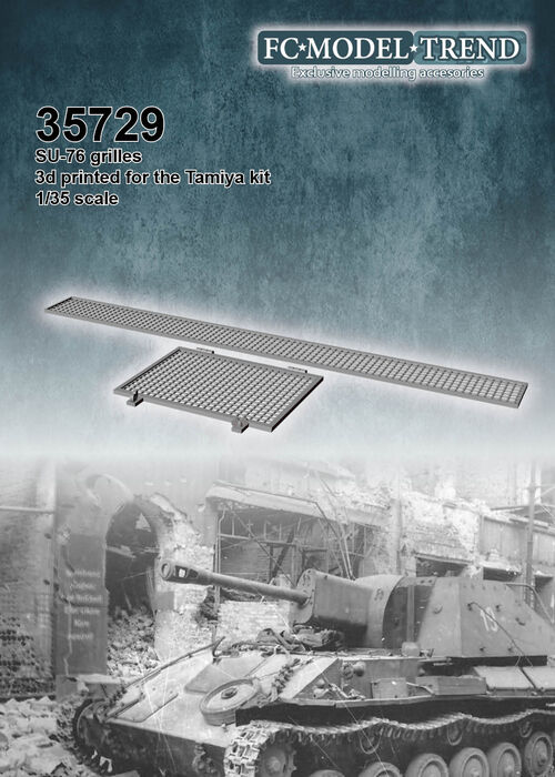 35729 SU-76 grilles, 1/35 scale