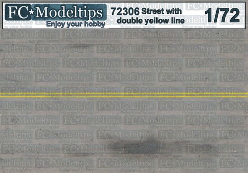 72306 Double yellow line base 1/72 scale