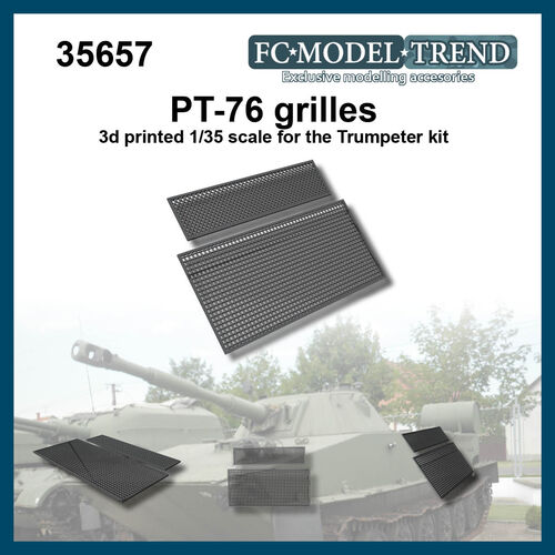 35657 PT-76 mesh grilles, 1/35 scale