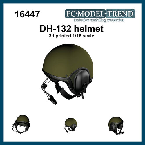 16447 DH-132 helmet, 1/16 scale
