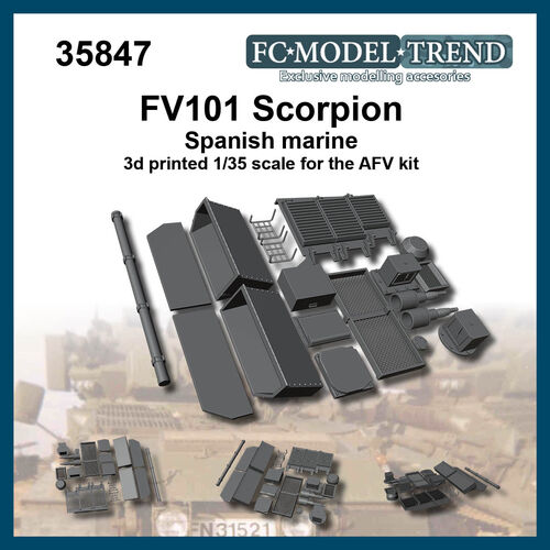 35847 Spanish marine FV101 Scorpion 1/35 scale