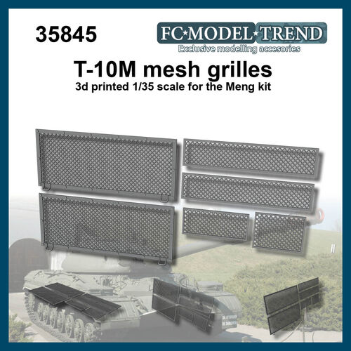35845 T-10M mesh grilles, 1/35 scale