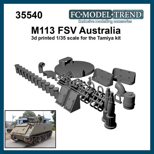 35540 M113 FSV Australia, detalles escala 1/35