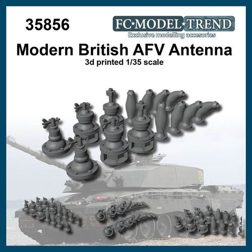 35856 Antenas AFV britnicos modernos, escala 1/35