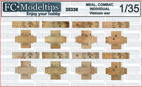 35336 Meal, Combat, Individual, US rations in Vietnam war, 1/35 scale