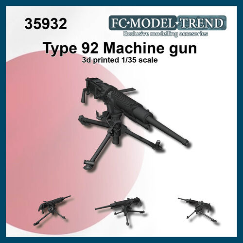 35932 Type 92 machine gun Japan. 1/35 scale.