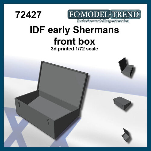 72427 IDF cajn delantero para Shermans tempranos, escala 1/72.
