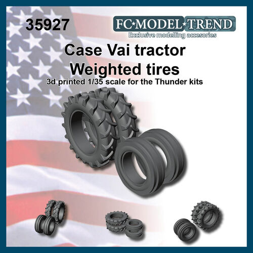35927 Case Vai, weighted wheels, 1/35 scale.