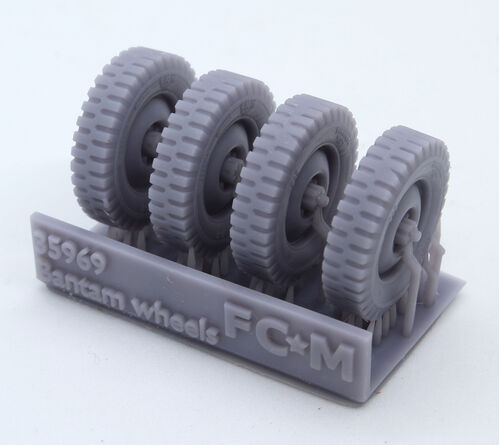 35969 Bantam jeep, weighted wheels. 1/35 scale.