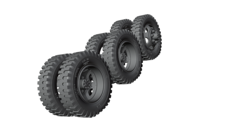 35974 Chevrolet G7107, weighted wheels. 1/35 scale.