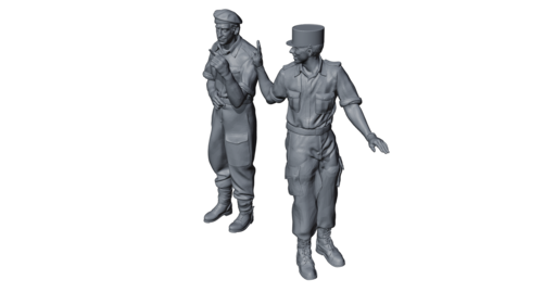 35979 French tank crew, Indochina 1959 set 2, 1/35 scale.
