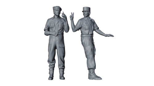 35979 French tank crew, Indochina 1959 set 2, 1/35 scale.