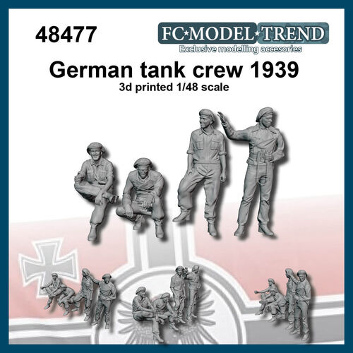 48477 Panzer crew 1939. 1/48 scale.