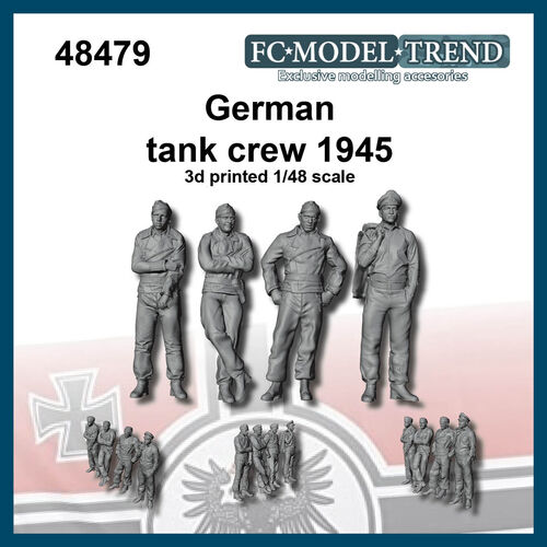 48479 German tank crew 1945. 1/48 scale.