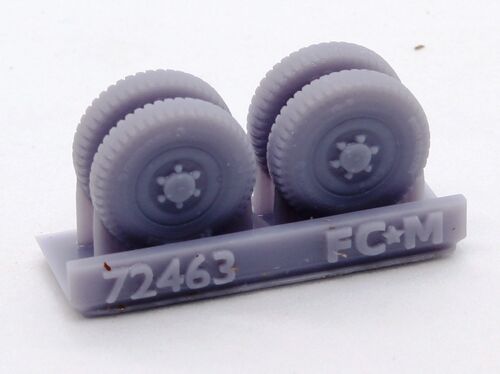 72463 Sd.Kfz. 221/222/223 weighted wheels, 1/72 scale.
