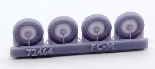 72464 Kfz. 13/14 weighted wheels. 1/72 scale.