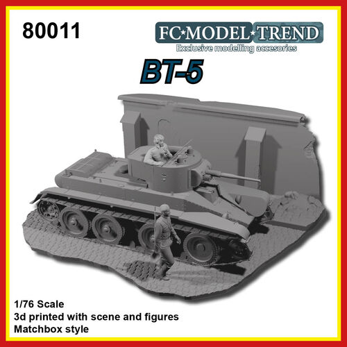 80011 BT-5 diorama, 1/76 scale.