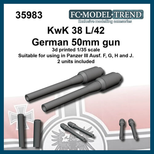 35983 Kwk 38 L/42 gun. 1/35 scale.