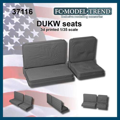 37116 DUKW seats, 1/35 scale.