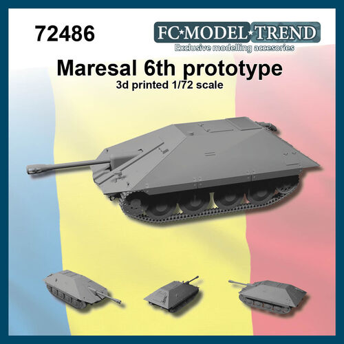 72486 Maresal, 6 prototype, Romanian tank hunter, 1/72 scale.