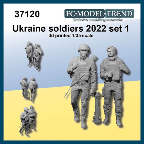 37120 Ukraine soldiers 2022, set 1. 1/35 scale.