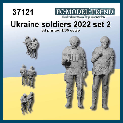 37121 Ukraine soldiers 2022, set 2. 1/35 scale.
