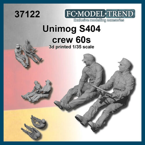 37122 Unimog S404 60s crew. 1/35 scale.