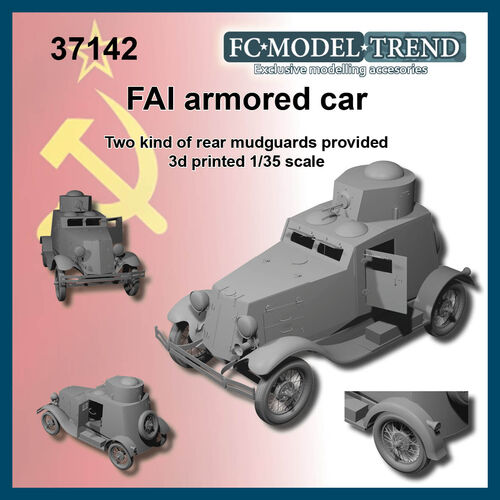 37142 FAI armored car, 1/35 scale.