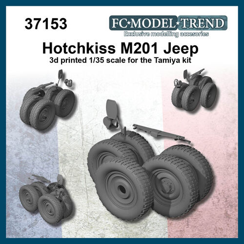 37153 Hotchkiss M201 jeep, 1/35 scale.