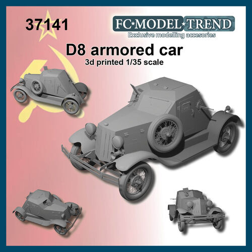 37141 D8 armored car, 1/35 scale.
