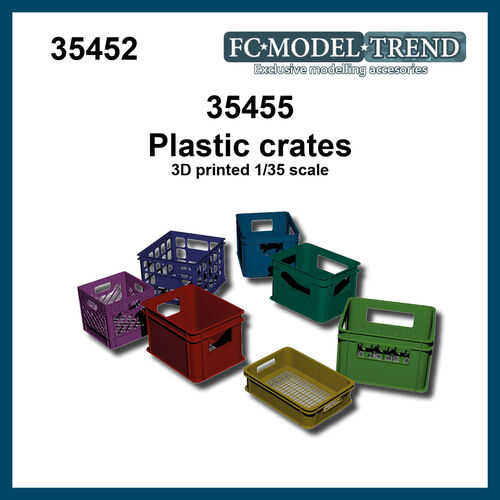 35455 plastic crates, 1/35 scale