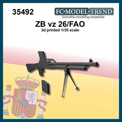 35492 ZB 26/ Fusil ametrallador Oviedo "Pepito" escala 1/35