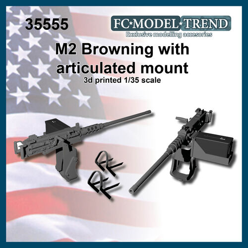 35555 M2 Browning articulated mount for M8 greyhound