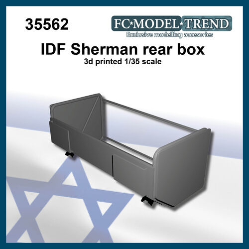35562 IDF Shermans rear hull box, 1/35 scale