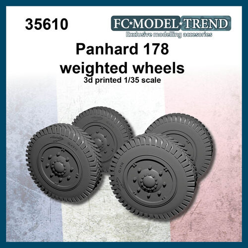 35610 Panhard 178 Weighted wheels