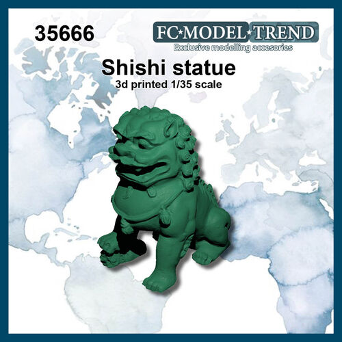 35666 Chinese traditional "Shishi" statue, 1/35 scale.