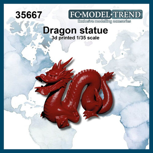 35667 Dragon statue, 1/35 scale.