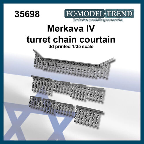 35698 Merkava 4, chain courtain, 1/35 scale
