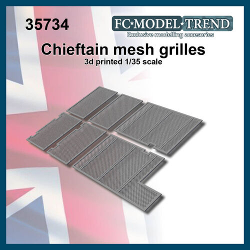 35734 Chieftain, mesh grilles, 1/35 scale