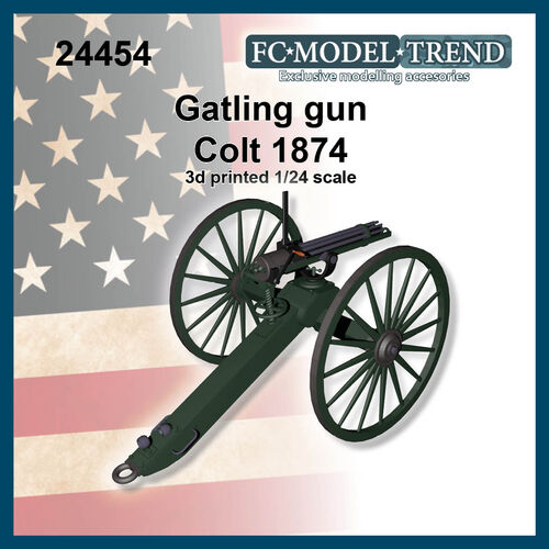 24454 Gatling gun Colt 1874, 1/24 scale