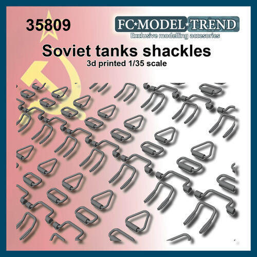35809 Hinges and handles for Soviet tanks, 1/35 scale