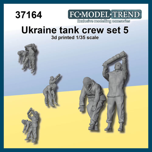 37164 Tripulacin de carro Ucrania set 5, escala 1/35.