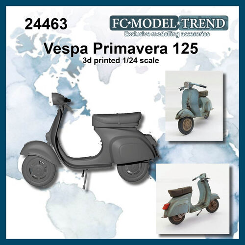 24463 Vespa Primavera 125cc, 1/24 scale.